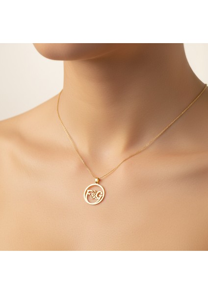 8 Ayar Altın Kolye Ucu F&g GM11413 0.5 gr