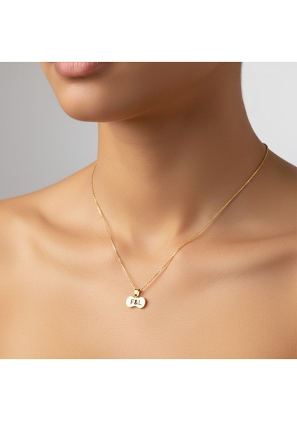 8 Ayar Altın Kolye Ucu F&l GM11449 1 gr