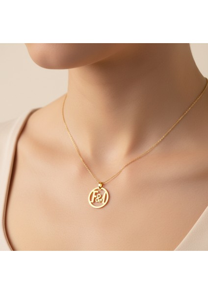 8 Ayar Altın Kolye Ucu F&m GM11454 1 gr