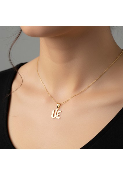 8 Ayar Altın Kolye Ucu E&u GM11336 1 gr