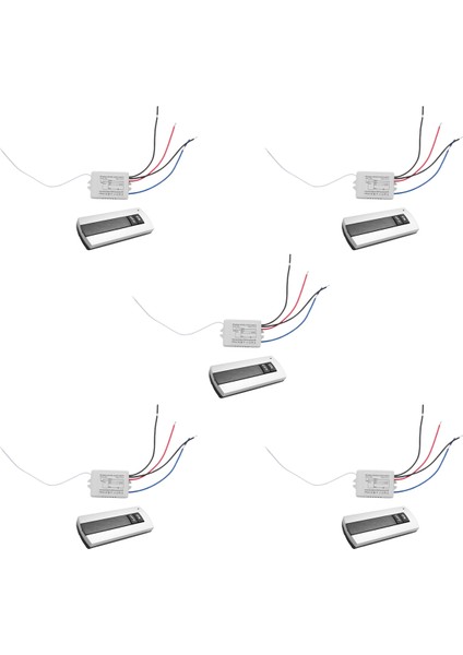 5x 1 Yol Açma/kapalı 220V Kablosuz Uzaktan Kumanda Anahtarı Lamba &amp Lıght HT035 Için Dijital Uzaktan Kumanda Anahtarı (Yurt Dışından)
