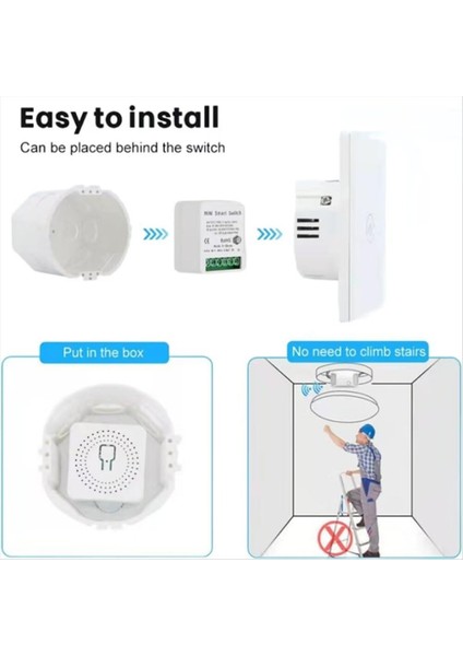16A Mini Wifi Diy Işık Anahtarları Modül 2 Yönlü Kontrol Çalışması Tuya Akıllı Yaşam Için Alece Alice Google Home Home (Yurt Dışından) fiyatları
