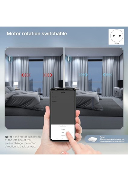 Tuka Wifi Akıllı Perde Motor Elektrik Perdeleri Açıcı Süper Sessiz Perde Pisti Alexa Eu Fiş Için Uzaktan Kumanda (Yurt Dışından) fiyatları