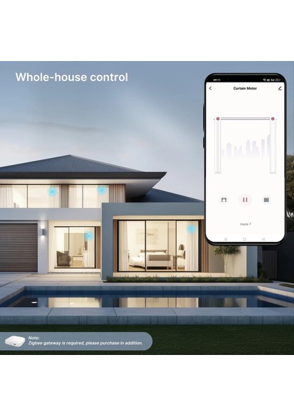 Tuka Wifi Akıllı Perde Motor Elektrik Perdeleri Açıcı Süper Sessiz Perde Pisti Alexa Eu Fiş Için Uzaktan Kumanda (Yurt Dışından) fırsatları