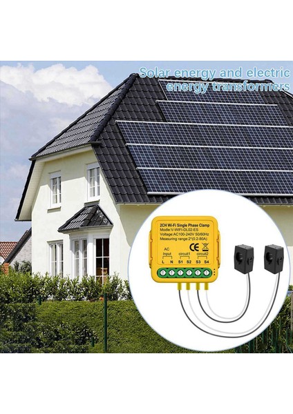 2x Tuya Wifi Güç Ölçer Monitörü 2ch Gerçek Zamanlı Enerji Akım Monitörü Otomasyon Bildirimleri Akıllı Yaşam Uzaktan Kumandası (Yurt Dışından) fırsatları