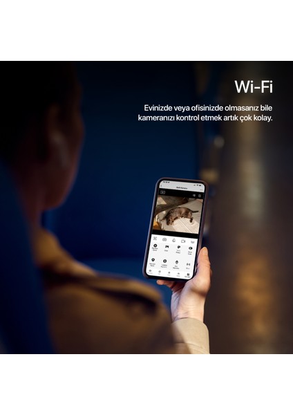 Akıllı İç Mekan Kamera 1080p Full HD Gece Görüşlü 3 MP Sesli Görüntülü Kamera ve 256GB Hafıza Kartı Seti fırsatları