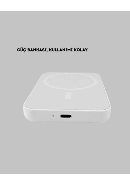 Sptrns Magsafe Uyumlu Kablosuz Powerbank – Güçlü Mıknatıs, Hızlı Şarj, Kompakt Tasarım fırsatları