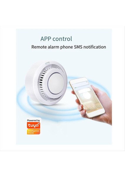 Graffiti Wifi Duman Sensörü Tuka Alarm Detektörü Çok Yönlü Pratik Uygun ve Taşınabilir Yangın Alarmları (Yurt Dışından) indirimleri