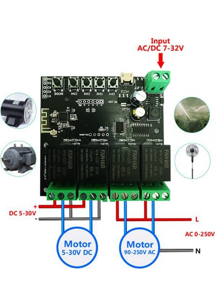 2x 4ch Tuka Switch Wifi Switch Modülü Kablosuz Röle Akıllı Yaşam Uygulaması Uzaktan Kumanda Akıllı Ev Anahtarı Için Akıllı Zamanlayıcı (Yurt Dışından) fırsatları