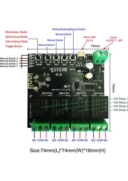 2x 4ch Tuka Switch Wifi Switch Modülü Kablosuz Röle Akıllı Yaşam Uygulaması Uzaktan Kumanda Akıllı Ev Anahtarı Için Akıllı Zamanlayıcı (Yurt Dışından) indirimleri