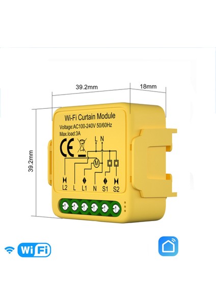 Tuya Smart Zigbee Perde Anahtar Modülü Bağlantılı Millete Kepenkleri Motor Akıllı Yaşam Uygulaması Alexa Googlehome ile Çalışır (Yurt Dışından) modelleri