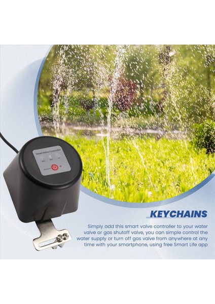 Tuya Wıfı Akıllı Gaz Valfı Bahçe Suyu Alexa Google Smartlife Ab Fişi (Yurt Dışından) modelleri