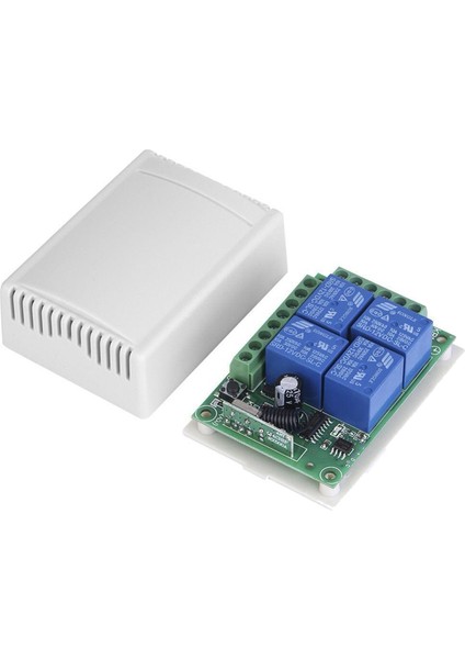 Evrensel Kablosuz Uzaktan Kumanda Anahtarı Dc 12V 4ch Röle Alıcı Modülü 4 Kanallı Rf Uzaktan Kumandalı 433 Mhz Verici (Yurt Dışından)