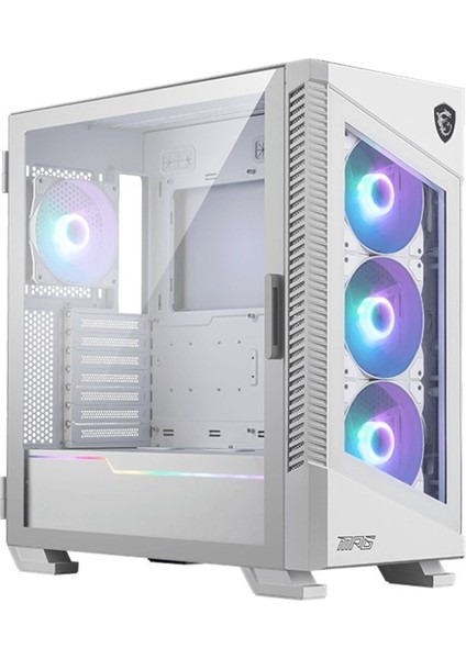 Msı Mpg Velox 100R Whıte Temperli Cam Argb Psu Yok 3X120MM 1X120MM Fan Gamıng Bilgisayar Kasası