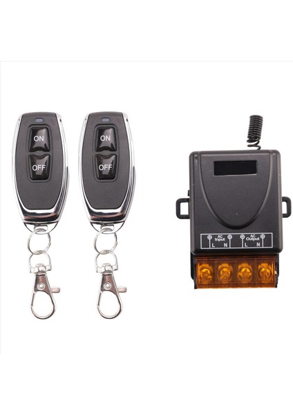 3x 433MHZ 220V Su Pompası Uzaktan Kumanda Anahtarı 1ch 30A Alıcı Modülü Açık/kapalı Kablosuz Rf Verici Işık LED Fan Için (Yurt Dışından) modelleri