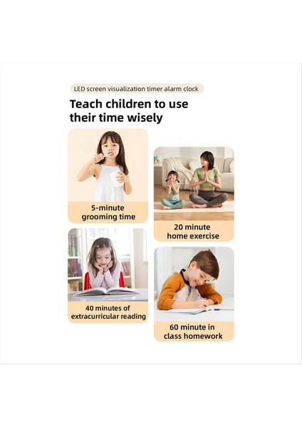 Sıcaklık ve Tarih Ekran Siyah ile Zaman Metre Başucu Masa Saati ile Dijital Çalar Saat (Yurt Dışından) fiyatları