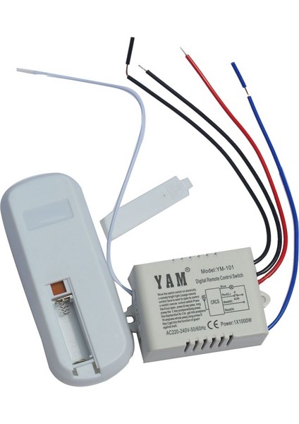 Kablosuz Açma/kapama 1 Yollu 220V Lamba Uzaktan Kumanda Anahtarı Alıcı Verici Denetleyici Lambası Ana Değiştirme Parçaları (Yurt Dışından) indirimleri