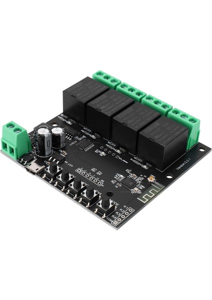 4ch Taya Swıtch Wifi Switch Modülü Kablosuz Röle Akıllı Yaşam Uygulaması Uzaktan Kumanda Akıllı Ev Anahtarı Için Akıllı Zamanlayıcı (Yurt Dışından)