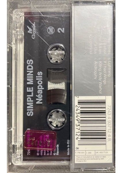 Kaset Simple Minds Neapolis Kaset fiyatları