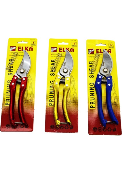 8 Inç -200MM Çelik Bağ Makası Yedek Yaylı (5148)