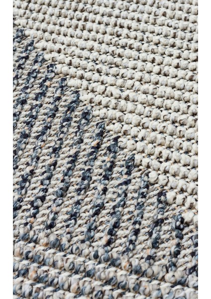 Lion 08 Grey Hasır Dokulu Bukle Dokumasıyla Hav Toz Vermez Modern Makine Halısı