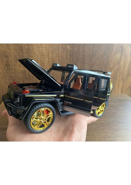Mercedes G65 Jip Diecast Araba Metal Araba 6 Kapı Açılır Sesli Işıklı Diecast Mercedes Jip G63