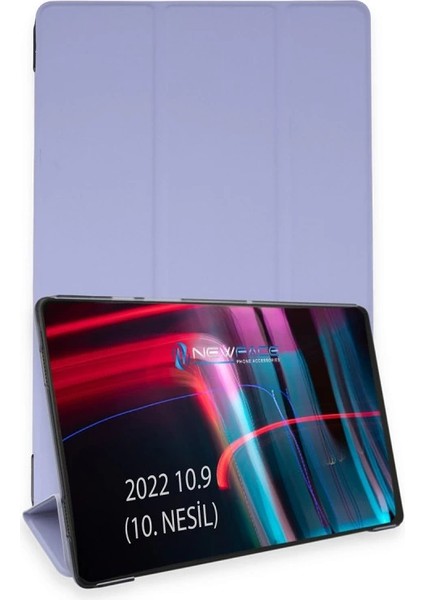 Buğz Ipad 2022 10.9 (10.nesil) Kılıf Tablet Smart Kılıf - Lila