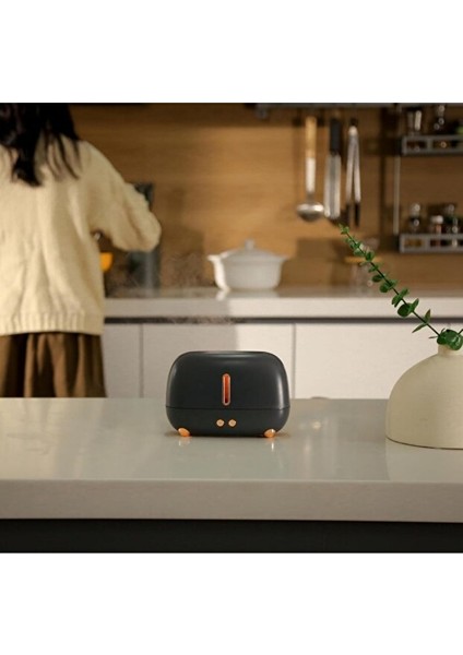 Alev Efektli 250 ml Ultrasonik Hava Nemlendirici | Aromaterapi Difüzörlü Buhar Makinesi LED Işıklı fiyatları