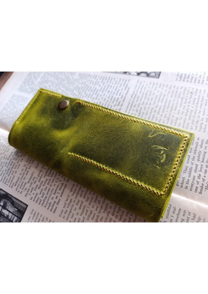 Crazy Gerçek Deri Tamamen El Emeği Özel Kalemleriniz Için Kalemlik Kalemkutu (8*18CM ) LL11