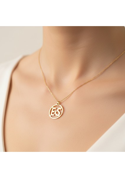 8 Ayar Altın Kolye Ucu E&s GM11322 0.5 gr