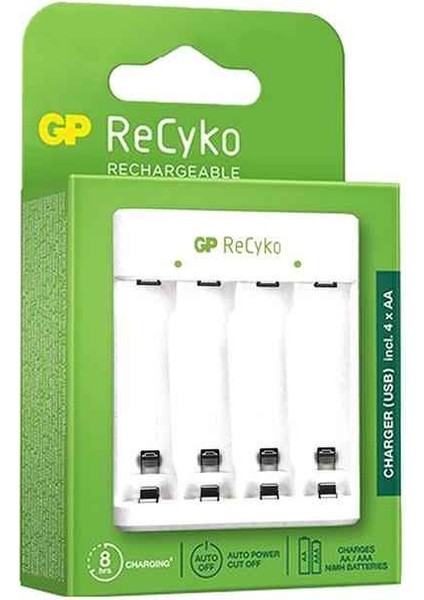 E411 Usb Şarj Cihazı 4'lü AA Piller İçin 1,2 V Şarj Edilebilir Yüksek Performans modelleri