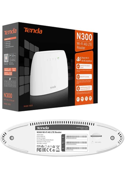 4G03 4G LTE Router SIM Kartlı Kolay Kurulum ve Hızlı Bağlantı Özellikleri