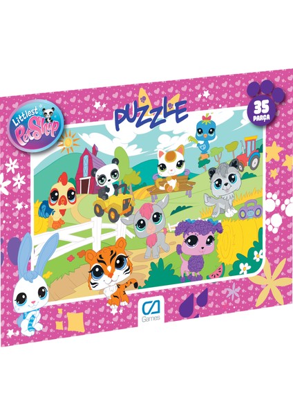 Littlest Pet Shop Frame Puzzle - 35 Parça - Karışık Desen Gönderilecektir. fiyatları