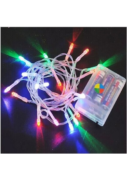 Yılbaşı Pilli LED Şeffaf Silikon Kablo LED Işık 3 Metre fiyatları