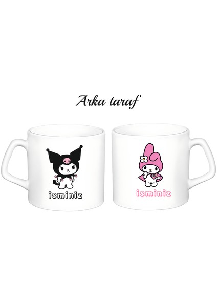 2 Adet Kişiye Özel Kuromi Temalı Kupa fiyatları