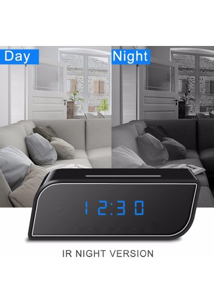 Masa Saati Şeklinde Gece Görüşlü 4K Wi-Fi’li Bebek Bakıcı Güvenlik Kamerası Ip Kamera indirimleri