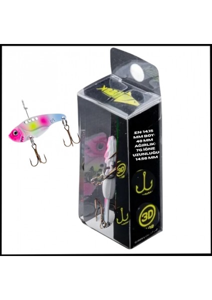 Uyguna-Yakala 7g 40MM- Titreşim Yem -Şeker Buz- Uv BOYALI-YEM.737