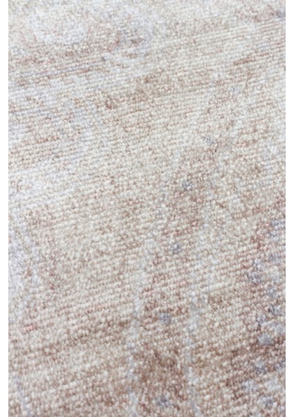 Pera 03 Beıge Uşaklı Kadınların Yoğun El Emeği ile Dokunan Soyut Desenli, Salon Halısı indirimleri