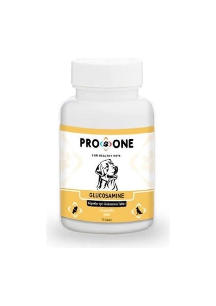 Proone Eklem Sağlığı Güçlendirici Glukozamin Destekli Köpek Tableti 75 Adet