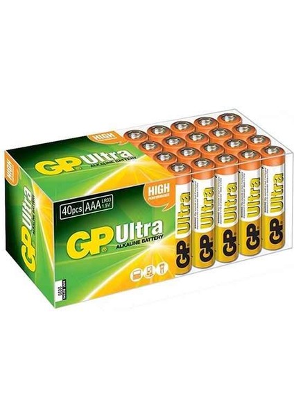 24AU R03 Ultra Alkalin Aaa Ince Kalem (40LI Paket Fiyatı) fırsatları