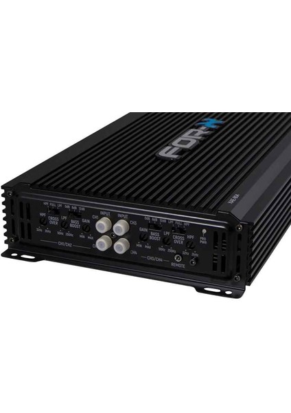XAE-804 4 Kanal 300W Bass Kontrolü Olan Oto Amplifikatör - 320x200x58mm, Yüksek Performanslı Sahne ve Stüdyo Kullanımı için Uygun