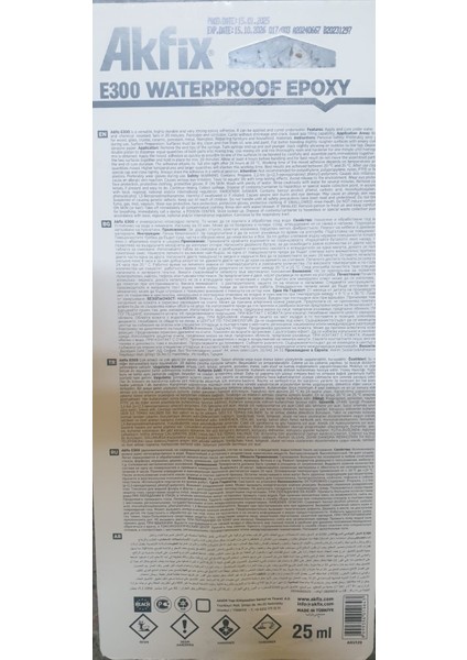 E300 Epoksi Suya Dayanıklı 25ML. fiyatları