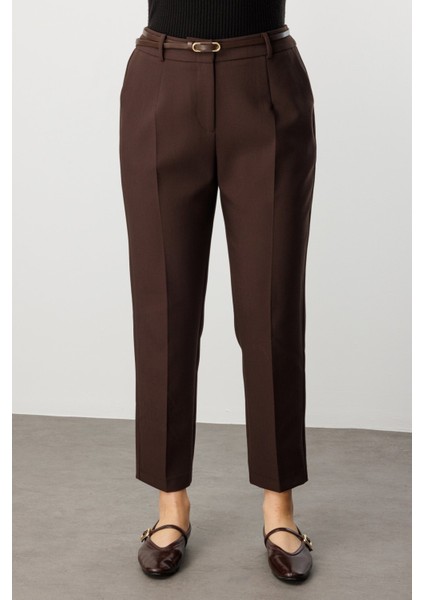 Beli Kemerli Dar Paça Pantolon 1015-26K modelleri
