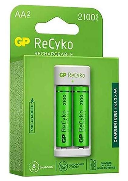 E211 USB Pil Şarj Cihazı ve 2100 mAh 1,2 V AA Şarjlı Kalem Pil Seti – Dayanıklı ve Taşınabilir Kullanım fırsatları