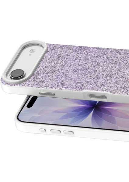 CPT05 Apple iPhone 17 Air Bright Simli Kapak - Lila fiyatları