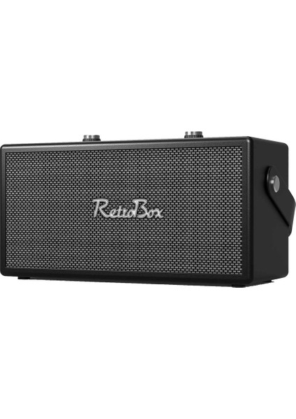 Acs-19 Retrobox Bluetooth Speaker | Deri Kaplama Kaliteli Hoparlör