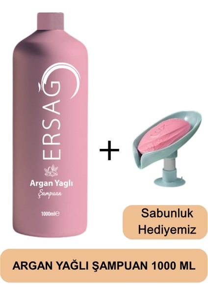 Argan Yağlı Şampuan 1000 ml - Sabunluk Hediyemiz 208-06