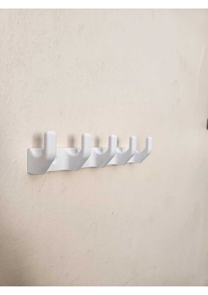 Duvara Yapıştırmalı 5'li Anahtar Askılık Kolay Duvara Monte Askılık Banyo Mutfak Çok Amaçlı Askılık fiyatları