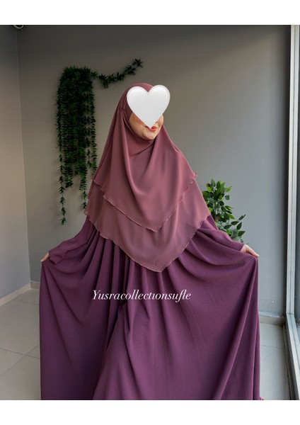 Ayrobin Elbise ve Kısa Sufle 2’li Takım