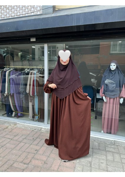 Ayrobin Elbise ve Kısa Sufle 2’li Takım